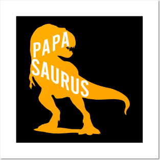 Papa saurus Posters and Art